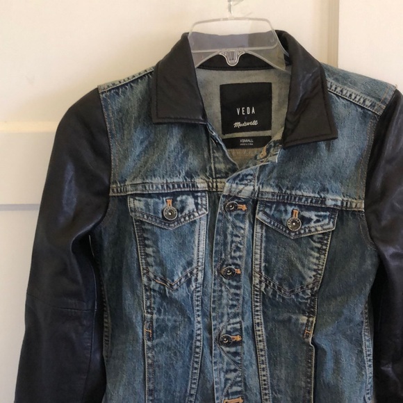 Madewell Jackets & Blazers - Madewell Denim Leather Jacket Madewell Jackets & Blazers - Madewell Denim Leather Jacket